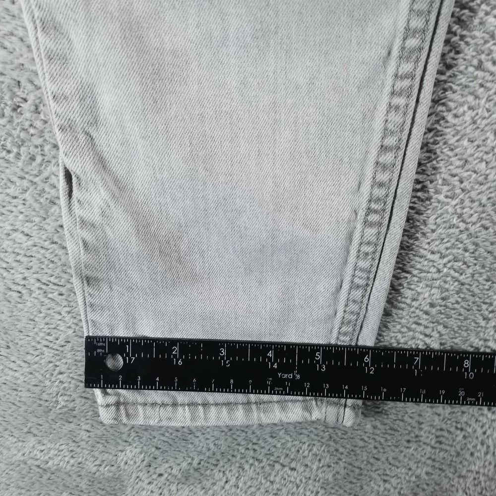 Levis 511 Jeans Mens 32x32 Gray Slim Straight Mid‎ Rise Light Wash Stretch Denim - Picture 6 of 10